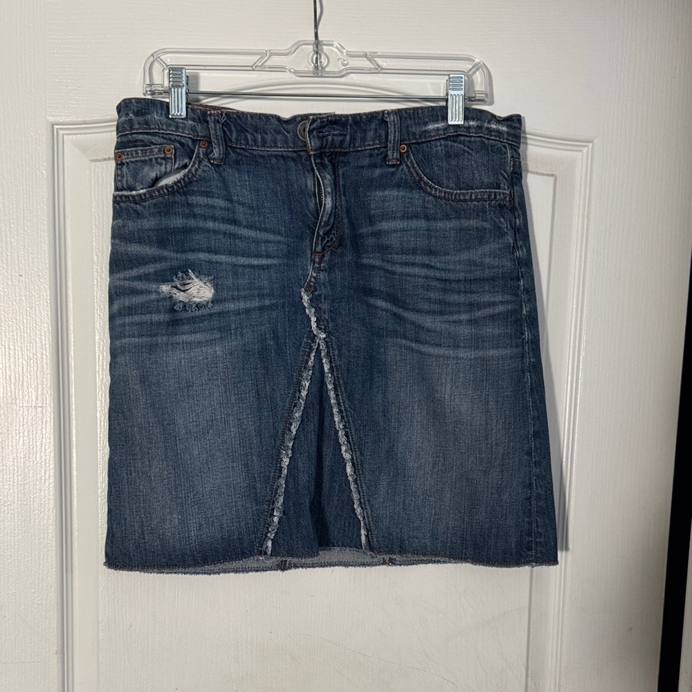 Vintage Banana Republic Denim Blue Skirt - Picture 6 of 6